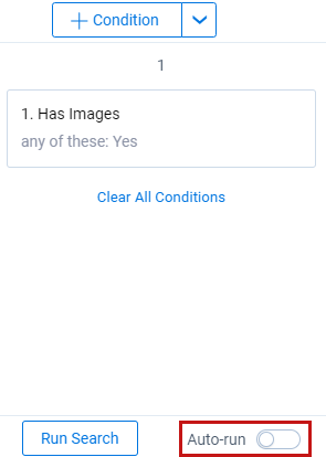 Highlight of the Auto-run toggle.