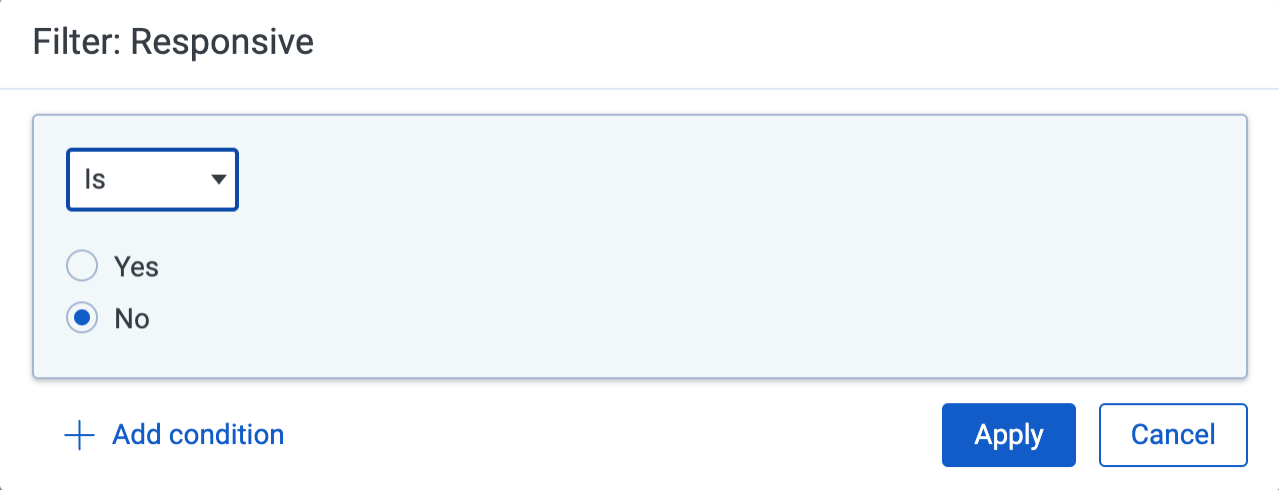 Yes/No modal