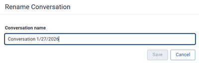 Rename conversation dialog.