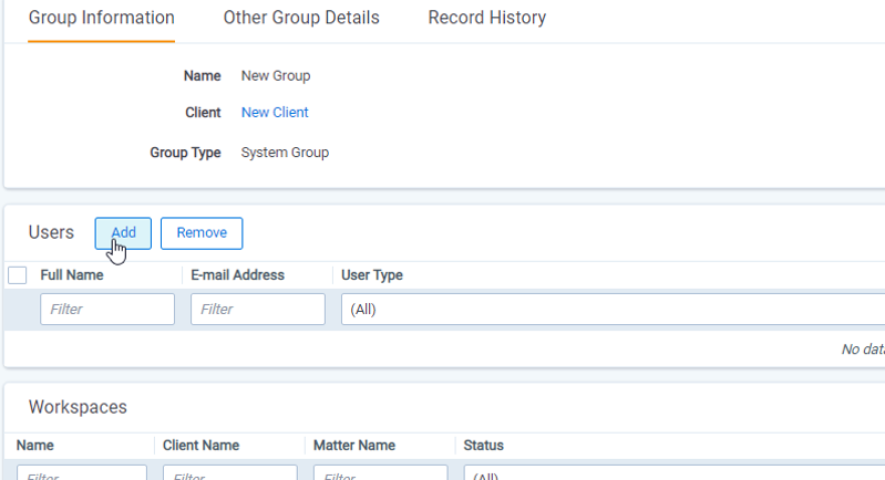 Connect external users to group