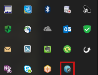 Global Protect icon displaying connection with check mark