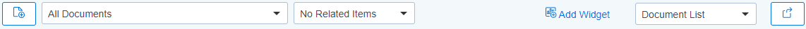 The View Bar with All Documents as the selected view.
