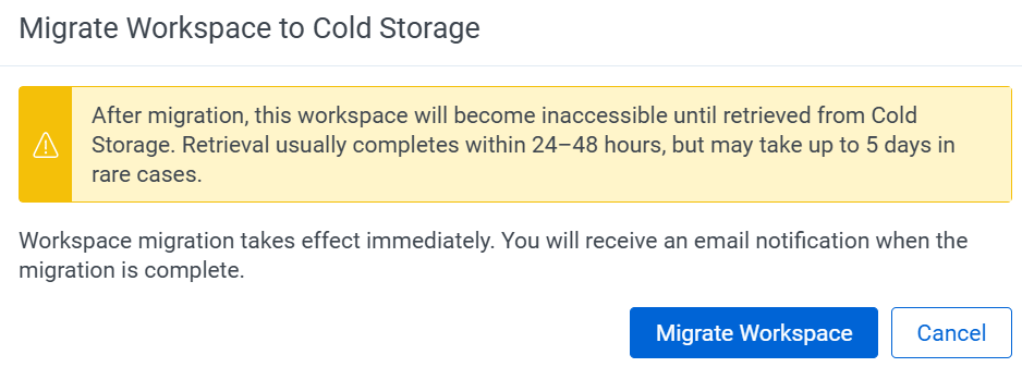 Cold Storage Information