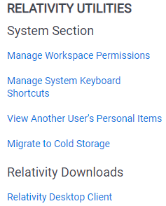 Relativitiy Utilities 