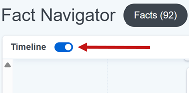 The Timeline toggle is highlighted.