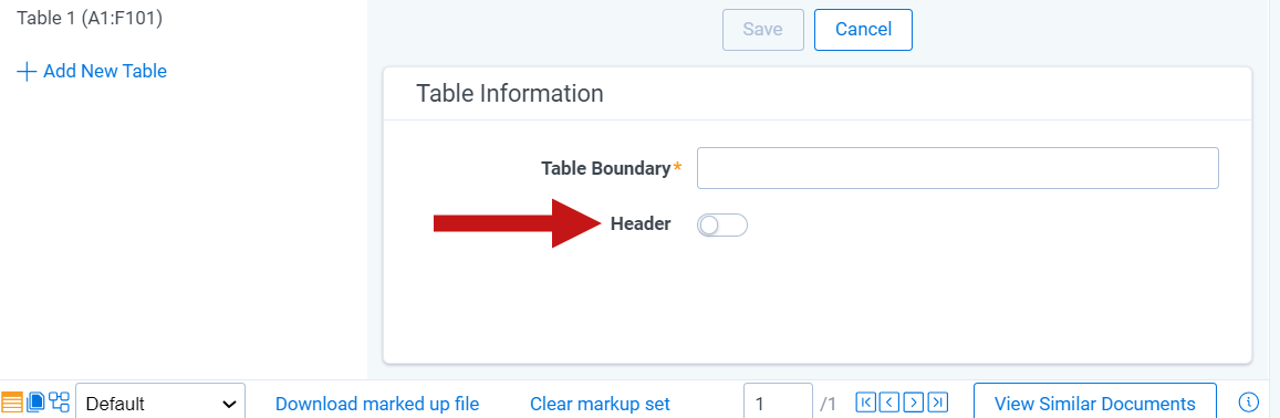 An image of the Header toggle