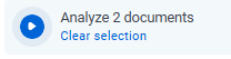 Clear selection link