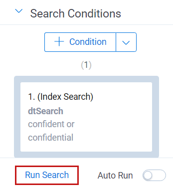 Run the Search