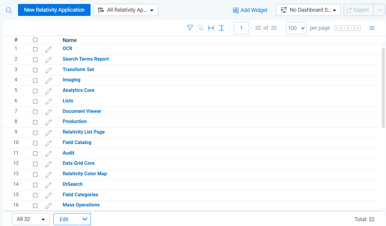 RelativityOne Blank Tempate for building projects from scratch