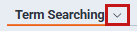 The Search Terms Reports drop-down menu is highlighted.