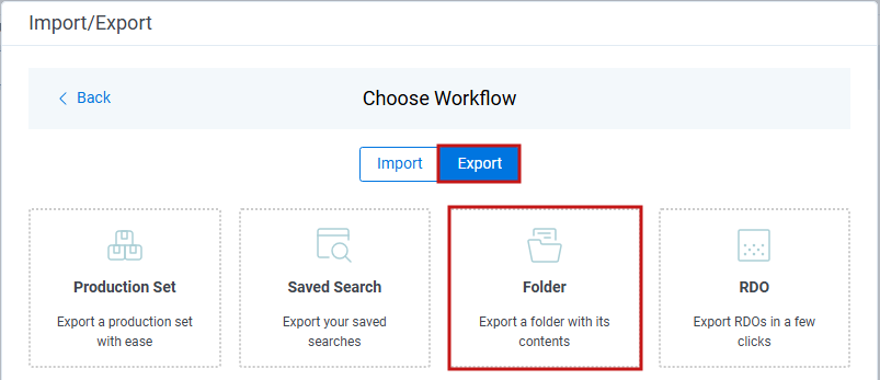 Export Folder