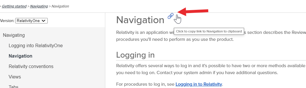 Example of copy link to clipboard icon