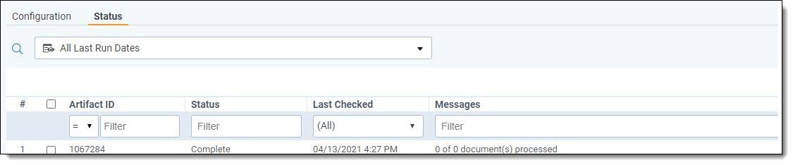 The Native Time Zone Offset script report with sample data.