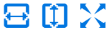 An image showing preset zoom control icons.