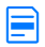 An image showing the redaction markup mode icon.