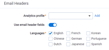 Email Headers fields