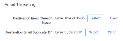 Email Threading fields