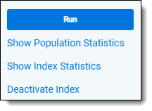 Analytics index console sidebar