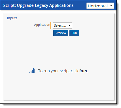 Upgrade legacy scripts