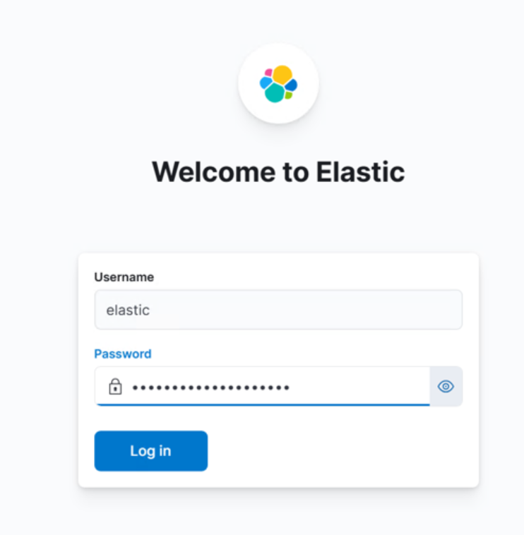 Kibana Login Page