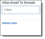 Duplicate domain removal for enhanced domain fields