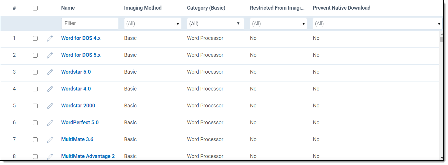 native types view