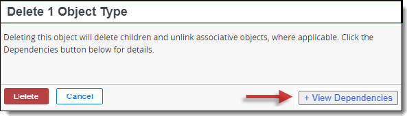 Delete Object Type Objects