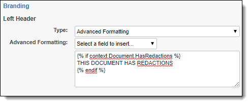 Conditional statement