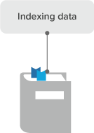 Indexing data icon