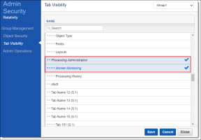 Setting worker status permissions