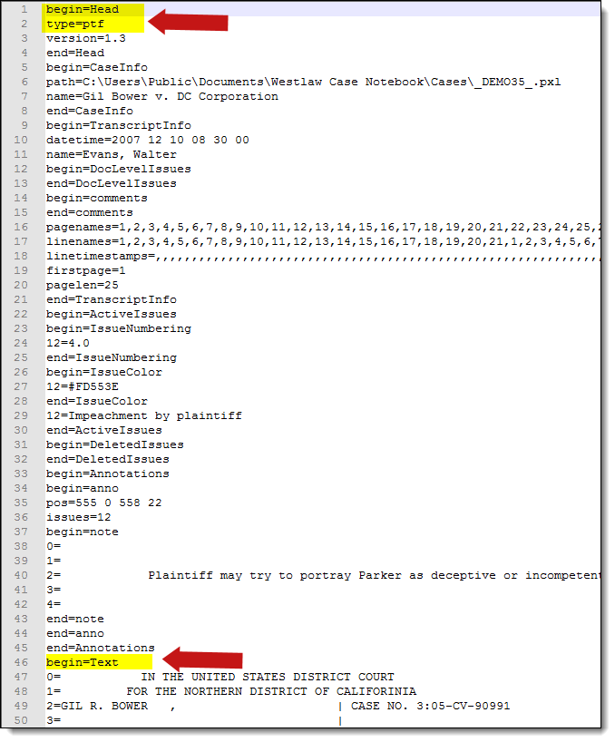 .ptf file format