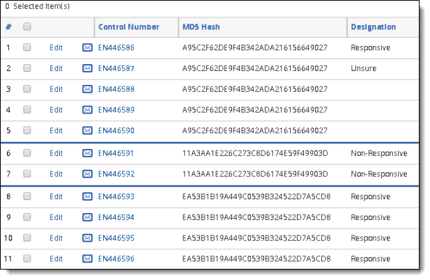 An image of the new coding values for the propagation example.