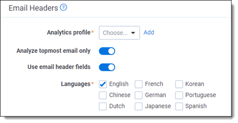 Name normalizatino email header settings