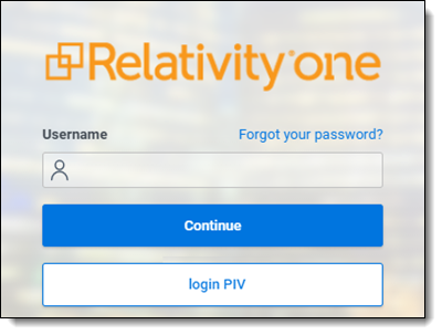 external login section on Login dialog