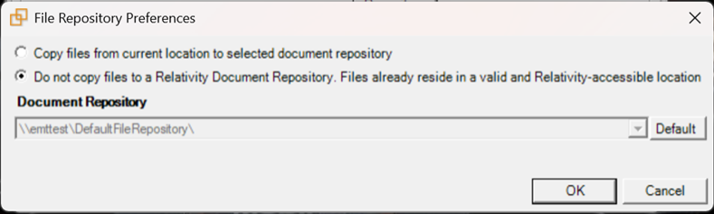 File repository preferences 