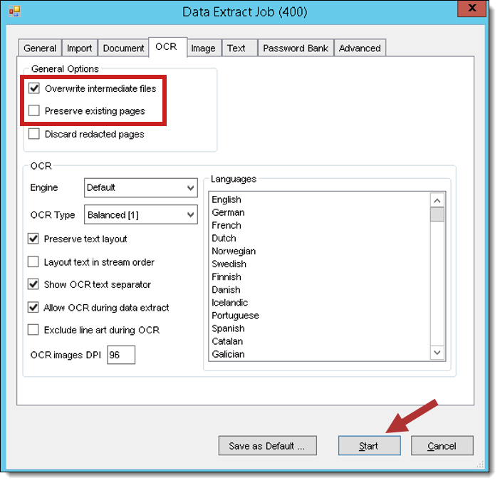 Overwrite intermediate files