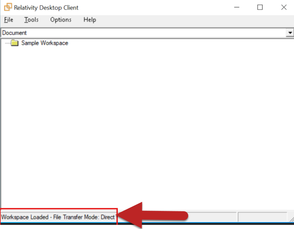 optimal mode in RDC window