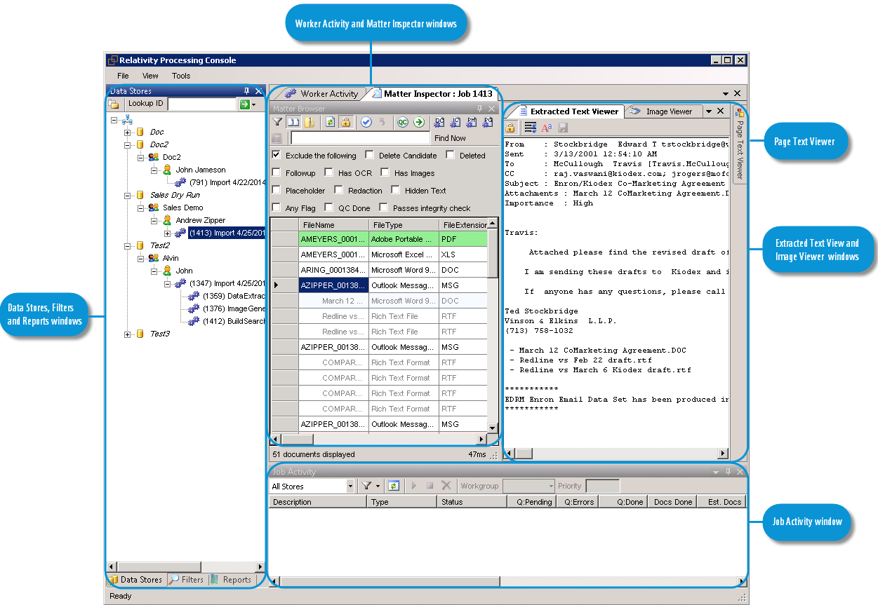 RPC user interface