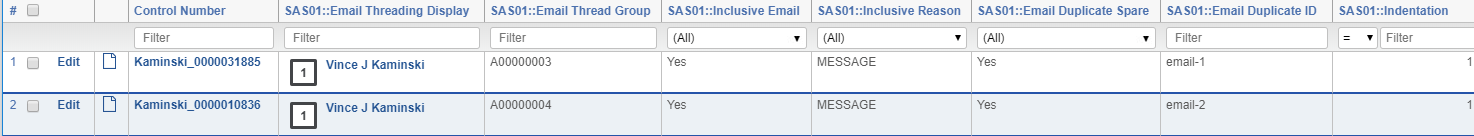 Inclusive Non-Duplicate Spare Emails with Family Members view
