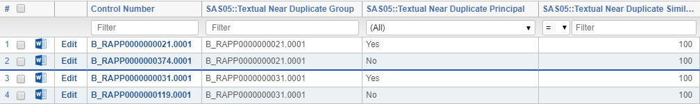 Document List View